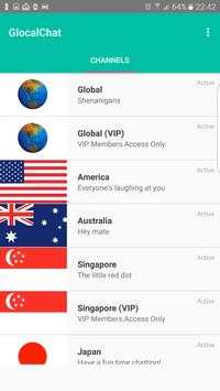 Glocal Chat - Worldwide Chat screenshot 1