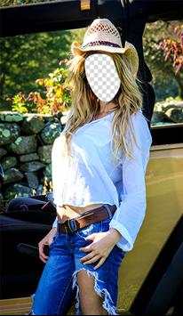 Cowgirl Fashion Photo Montage screenshot 4
