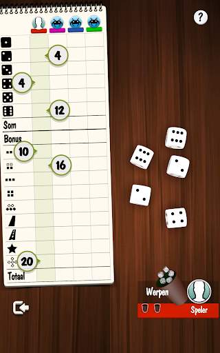 Yatzy Multiplayer - Dobbelspel screenshot 5