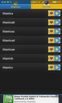 Ringtone Titanic New screenshot 2