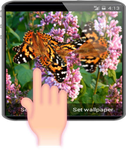 Butterfly Live Wallpaper LWP screenshot 5