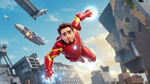 Iron Boy : Iron Hero Man Games screenshot 9
