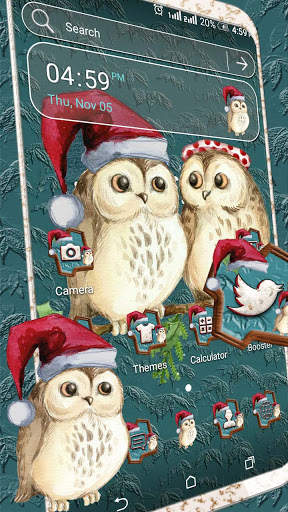 Owl Love Launcher Theme screenshot 1
