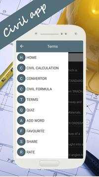 Civil Calculation & Terms , Formulas скриншот 1