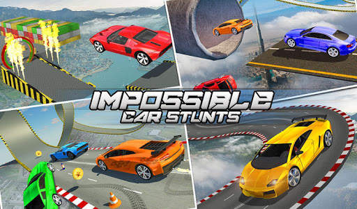 Speed Car Stunts 2018: Extreme Tracks Racing Games screenshot 12