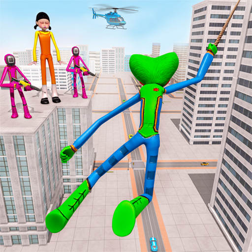 Poppy Rope Hero Stickman Games 2.4