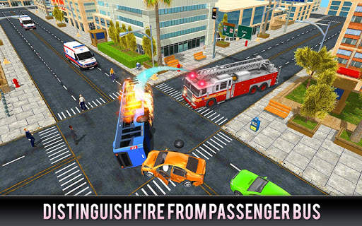 Firefighter Truck 911 Rescue: Emergency Driving screenshot 5