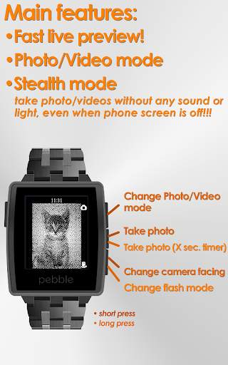 Camera for Pebble screenshot 1