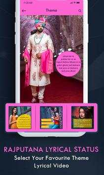 My Photo Rajputana Lyrical Video Status Maker screenshot 7