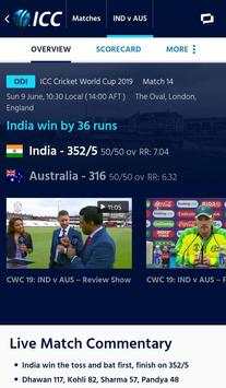 ICC Cricket Live Scores screenshot 1