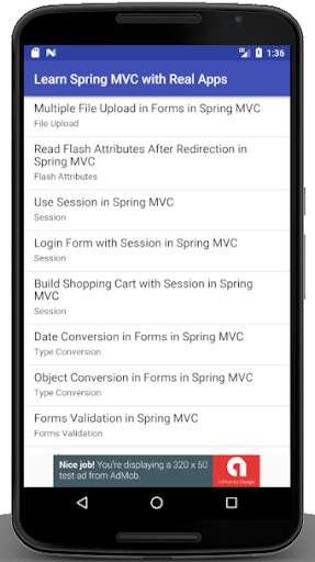 Learn Spring MVC with Real Apps скриншот 2