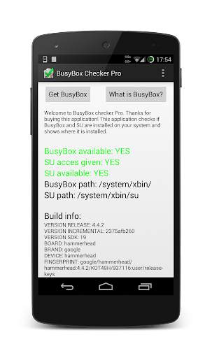 BusyBox Checker Pro screenshot 1