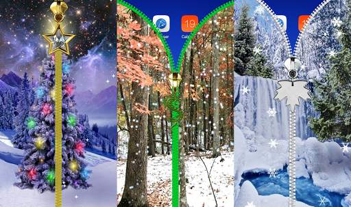Winter lock screen. 8 تصوير الشاشة