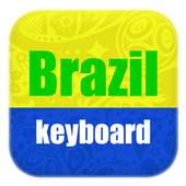 Brazil Sepak bola Keyboard logo