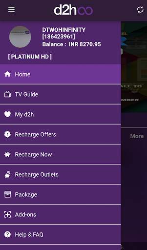 d2h Infinity 3 تصوير الشاشة