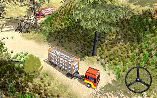 Chicken Poultry Truck Driving Game screenshot 3