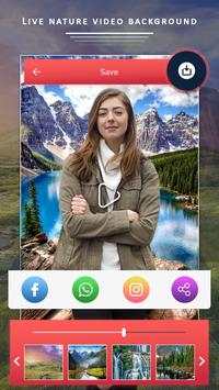 Nature Video Photo Background Editor 4 تصوير الشاشة