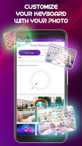 Neon Keyboard Theme - LED Light Background screenshot 7