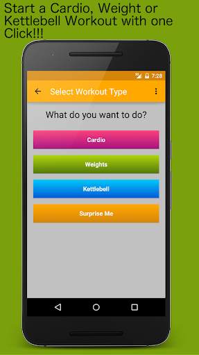 Random Workout Generator screenshot 1