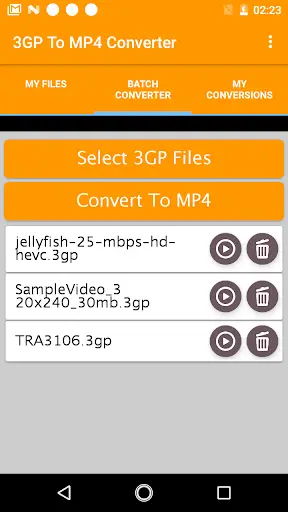 3gp To Mp4 Converter screenshot 2