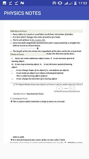 PHYSICS FORM ONE HANDBOOK/NOTES screenshot 3