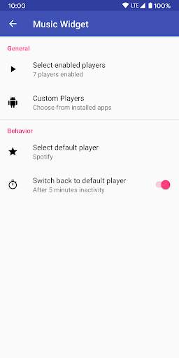 Material Music Widget screenshot 6