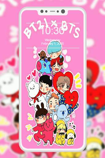 Cute BT21 Wallpaper HD screenshot 2
