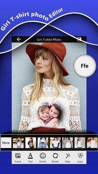 Girl T Shirt Photo Editor screenshot 1