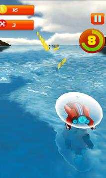 Jet boat racing 3D: water surfer driving game screenshot 8