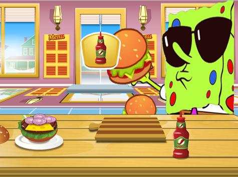 Sponge Burger Maker Diner Dash скриншот 7