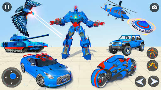 Flying Pigeon Robot Bike Games screenshot 3