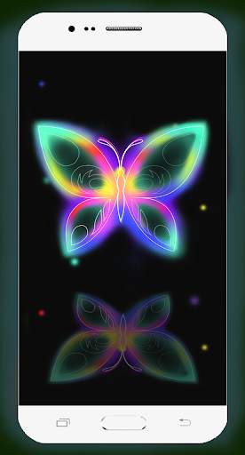Neon Butterfly Wallpaper screenshot 13