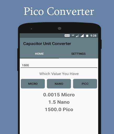 Capacitor Unit Converter screenshot 3