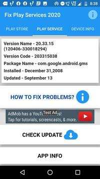 Play Services Info & Play Store Update screenshot 3