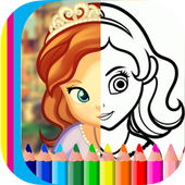 Coloring Princess icon