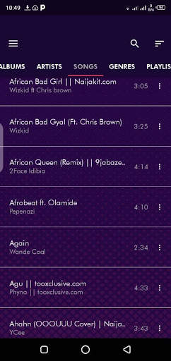 Audio Music Player. Mp3, AAC, WAV, WMA, DJ, Beat screenshot 5