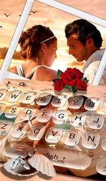 Romantic Love Couple Photo Keyboard Theme screenshot 1