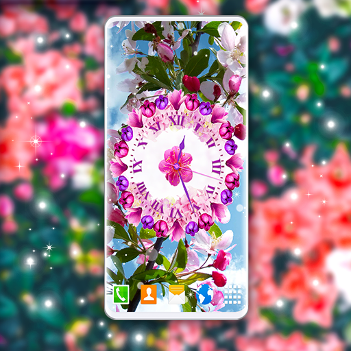 Flower Clocks Wallpapers आइकन