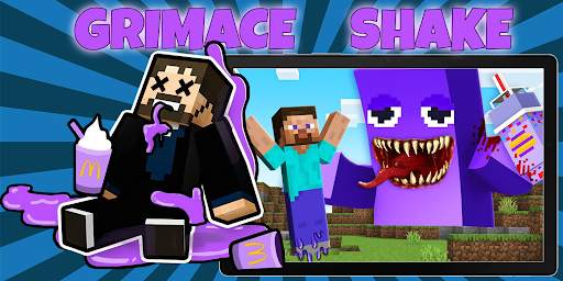 Grimace Shake Mod Minecraft screenshot 1