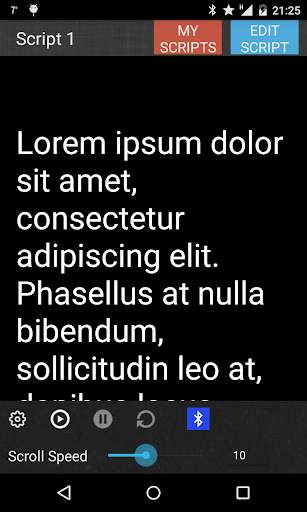 Teleprompter Pro LITE screenshot 1