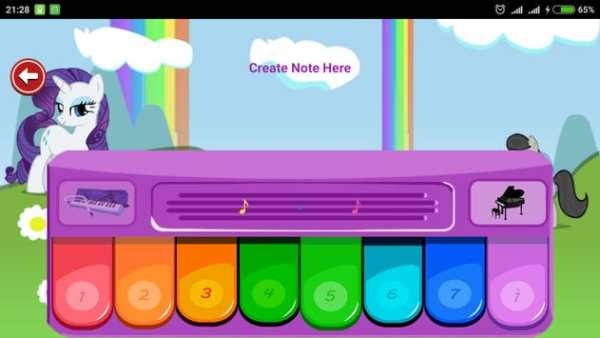Little Pony Piano - Rainbow Dash screenshot 6