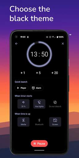 Comfy Sleep Timer - Stop music & turn off screen screenshot 7
