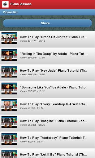 Piano lessons screenshot 3