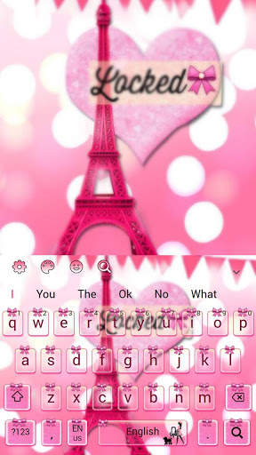 Love Pink Tower Keyboard screenshot 2