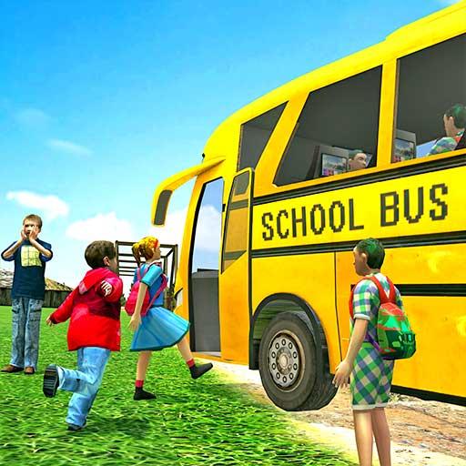 Offroad High School Bus Simulator Free icon