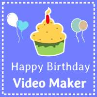 Happy Birthday Video maker - with song and photo logo