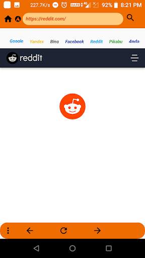 Indian browser screenshot 1