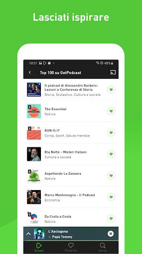GetPodcast: lettore di podcast screenshot 6