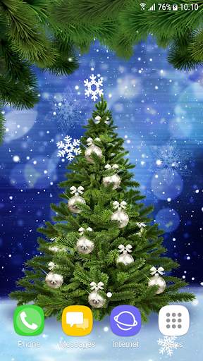 Beautiful Christmas Live Wallpaper screenshot 1