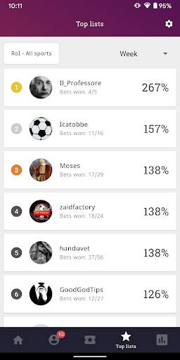 Bet Like Bob - a tipster community screenshot 4